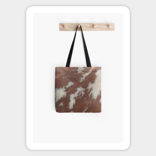 Cow Hide Tote Sticker